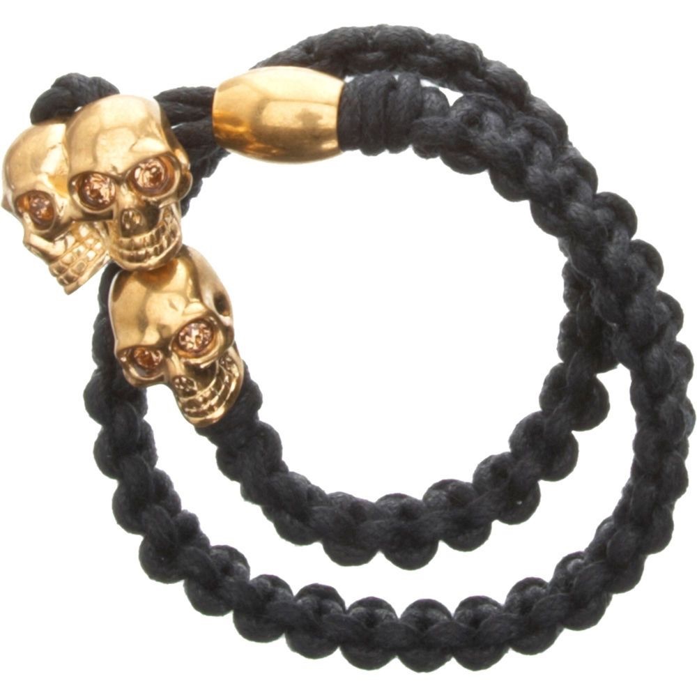 Alexander Mcqueen skull double wrap bracelet